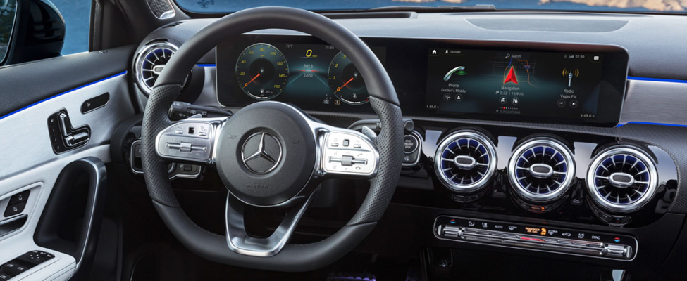 Mercedes-Benz A Class interior and interface