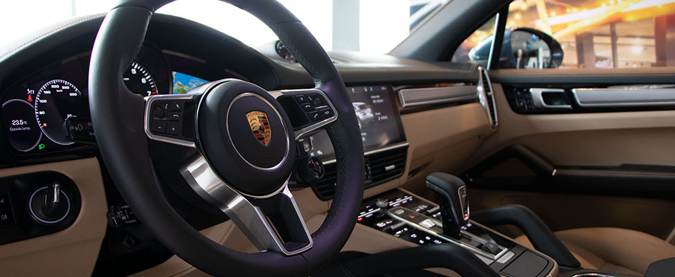 Interior of the 2019 Cayenne