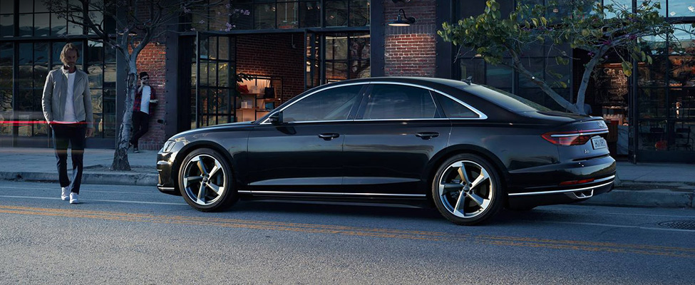 The refreshed Audi A8.