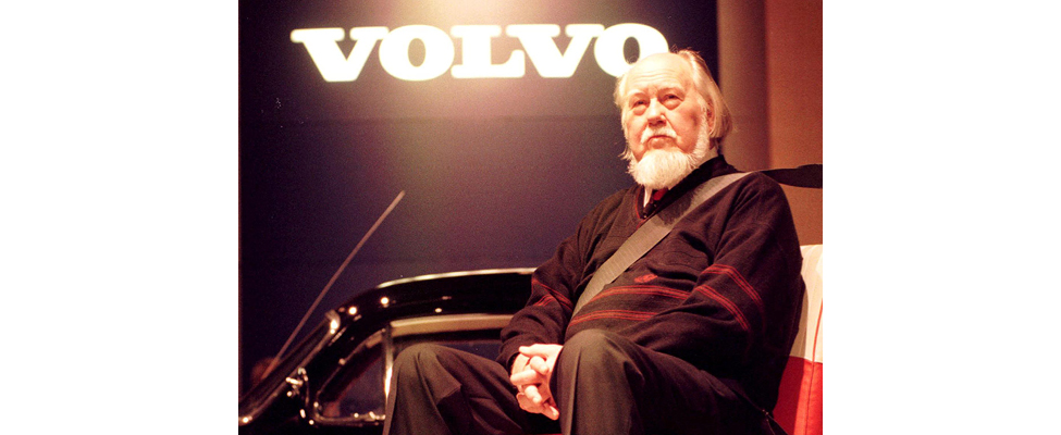 Nils Bohlin at the forty year anniversary of the invention of the three-point seatbelt.
