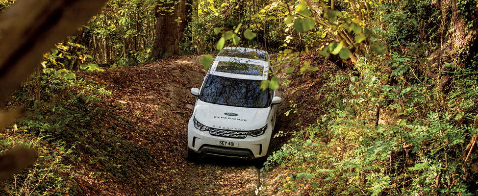 Land Rover Discovery off-road.