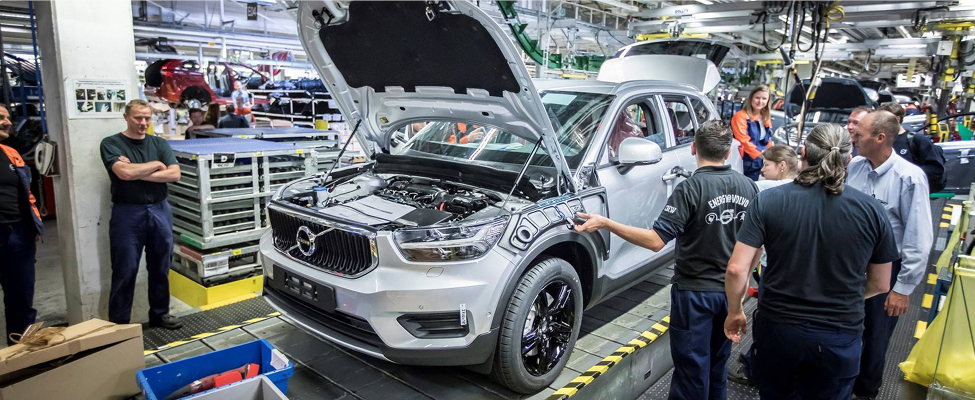 Volvo working on their fully electric XC40.