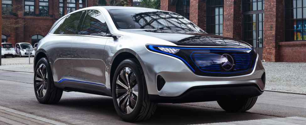 Mercedes-Benz's electric vehicle, the EQ.
