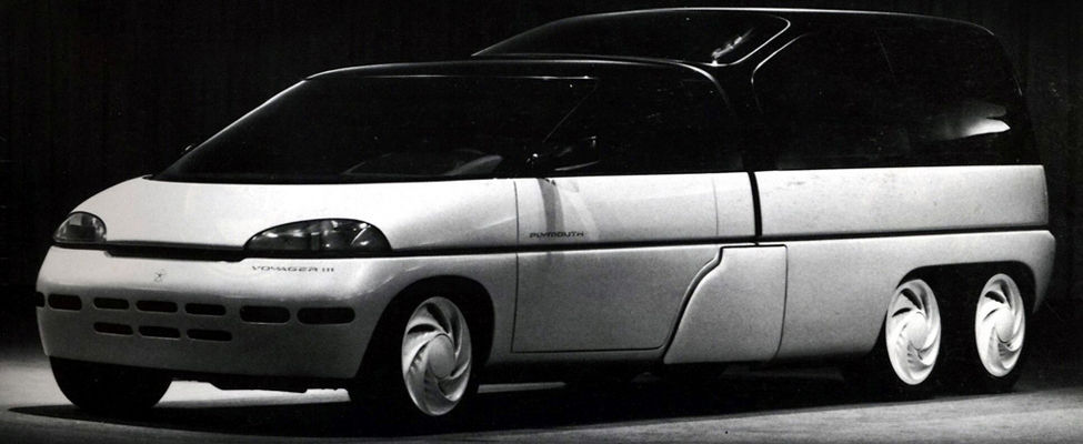 Chrysler concept car: the Plymouth Voyager III.