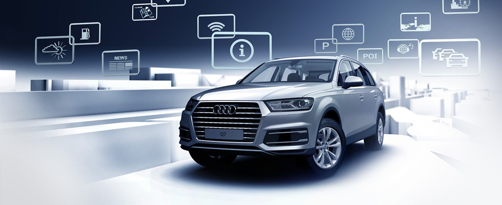 Audi Connect provides real-time information and multiple digital functions.
